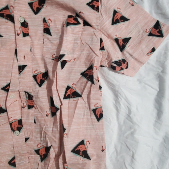Flamingo button down - Picture 3 of 4